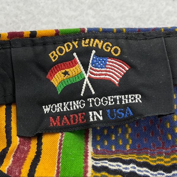 Vintage Body Lingo Kente Stretch Hat - Picture 8 of 8